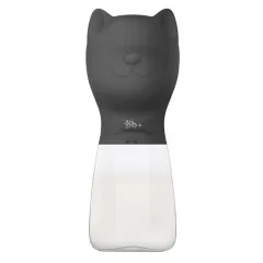 Pet Dog Drinker To Drink Water Outdoors And Feed Water Bottle Portable Accompanying Cup - Black - View 1