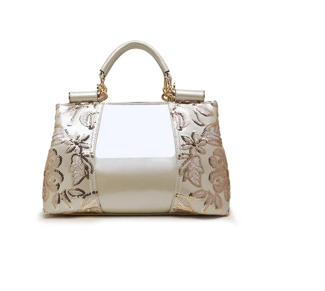 Shoulder handbag simple handbag Gold - Shop at LoveMi
