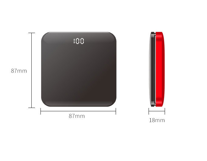 Ultra-thin mirror mini charging treasure - Image 6