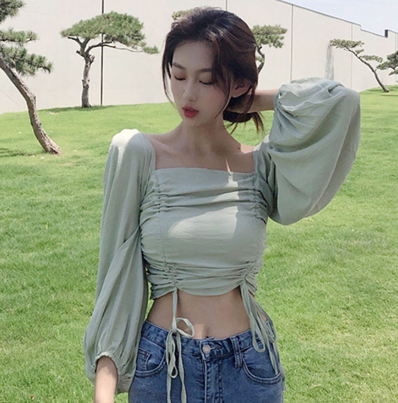 Lantern sleeve shirt