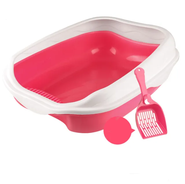 Semi Enclosed Cat Sized Thickened Splash Proof Toilet Pink - Shop at LoveMi