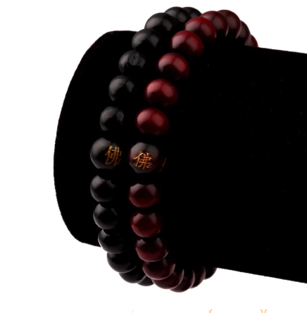 wooden beads bracelet