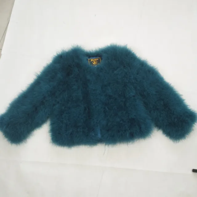 Turkey coat short Peacock Blue - Shop at LoveMi