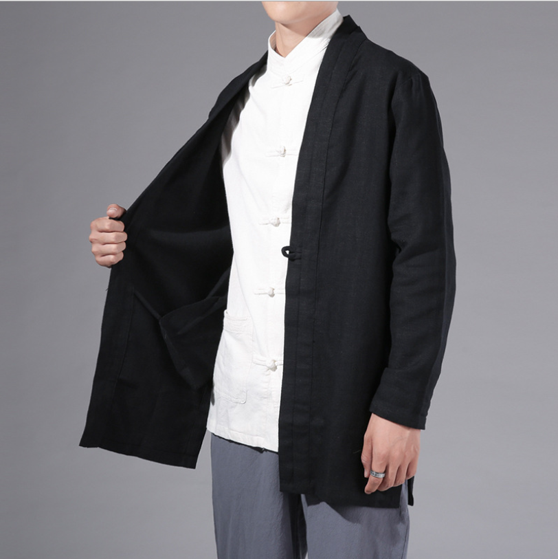 Linen men's coat