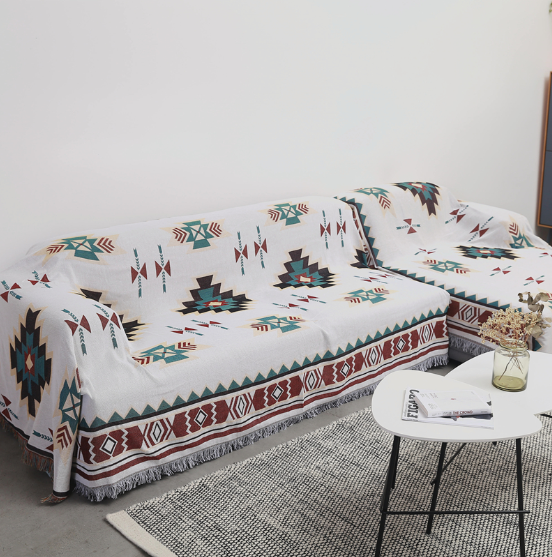 Cotton Woven Throw Blanket
