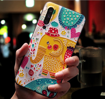 Compatible with Apple , Three-dimensional Embossed Phone Case – D, IPhoneXSmax