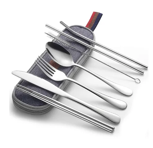 Minimalist stainless steel set - Grey