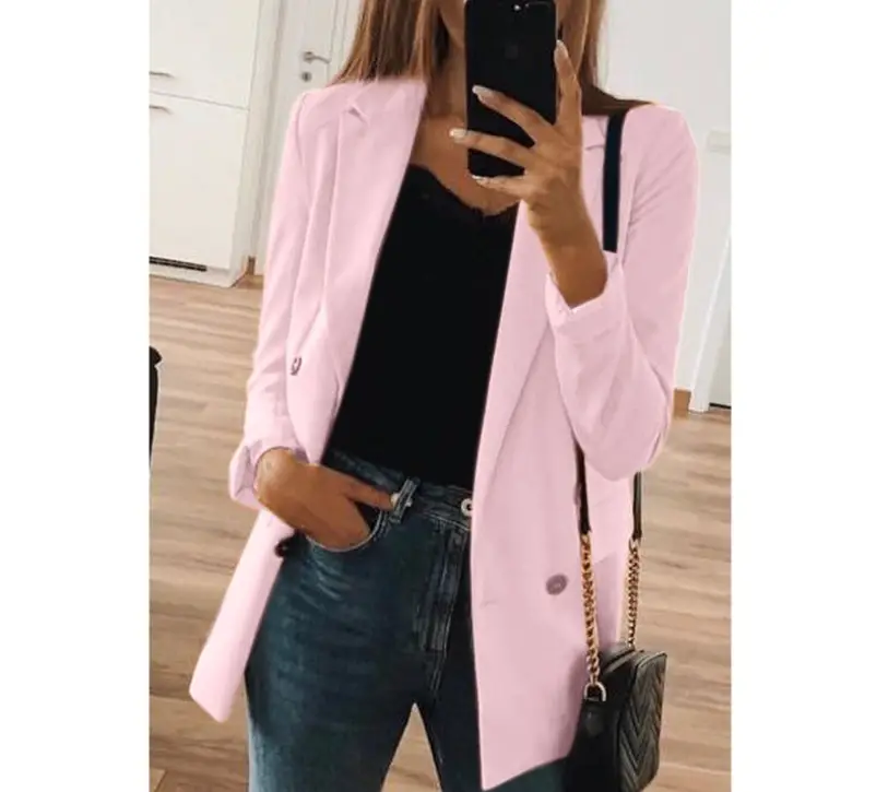 Cardigan long suit jacket