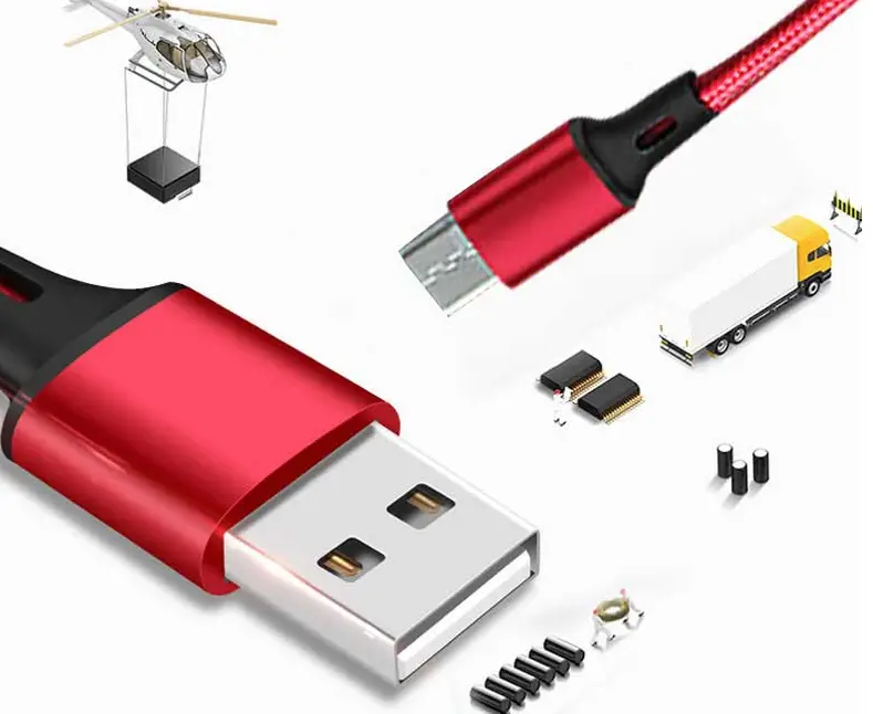 Compatible with , 0.2 m portable ultra-short paragraph one for two three-in-one charging line