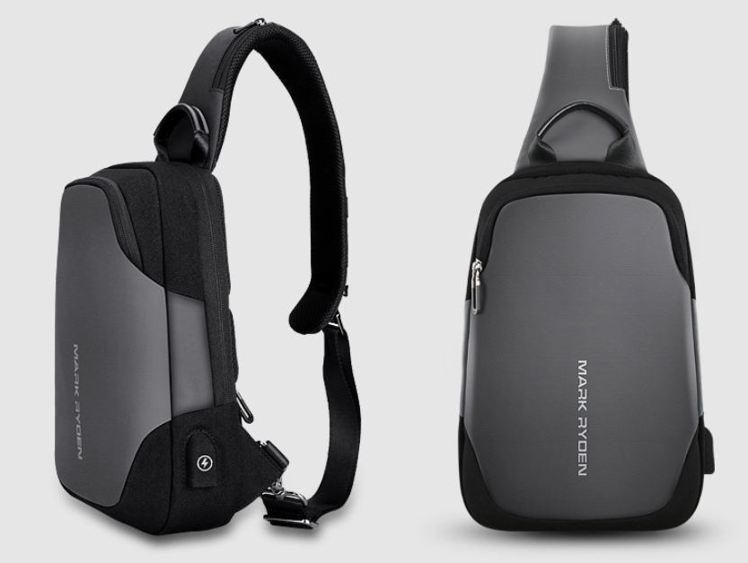 Chest bag USB anti-theft men's chest bag — foto 4