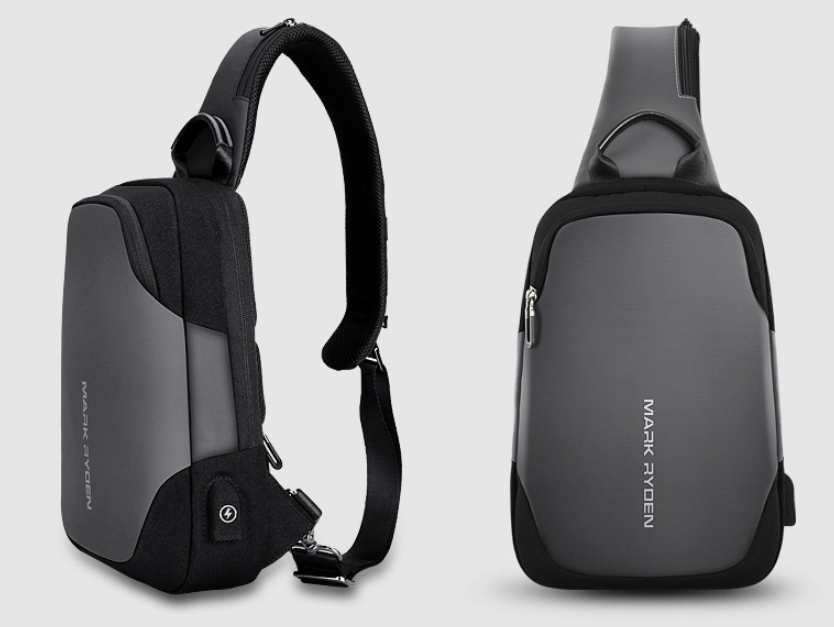 Chest bag USB anti-theft men's chest bag — foto 3
