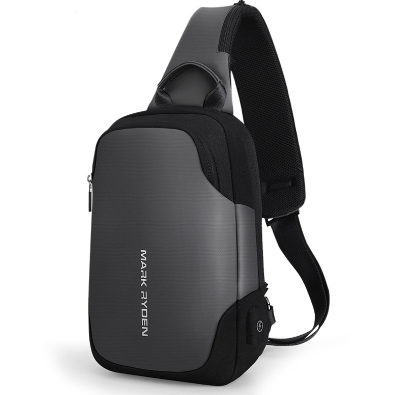 Chest bag USB anti-theft men's chest bag — foto 2
