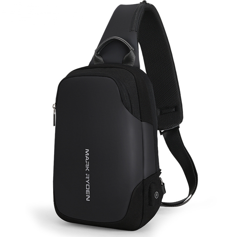 Chest bag USB anti-theft men's chest bag — foto 7