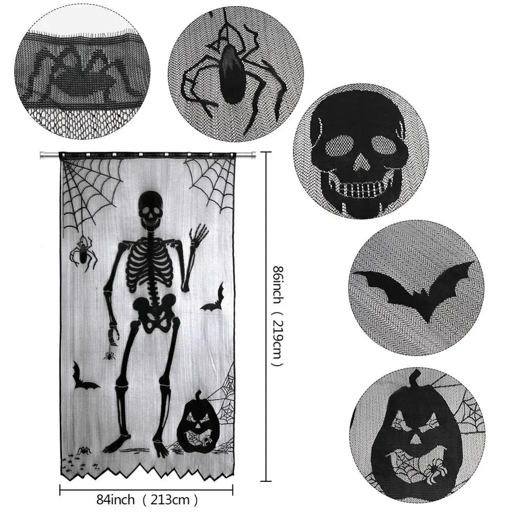 Halloween pattern curtain – image 4