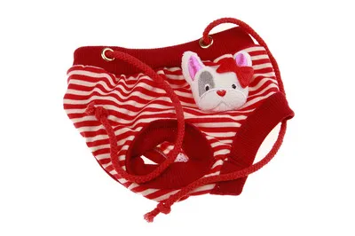 S XL Reuseable Bitch Menstrual Female Pet Dog Sanitary Nappy Diaper Pants Pads Puppy - Shop at LoveMi