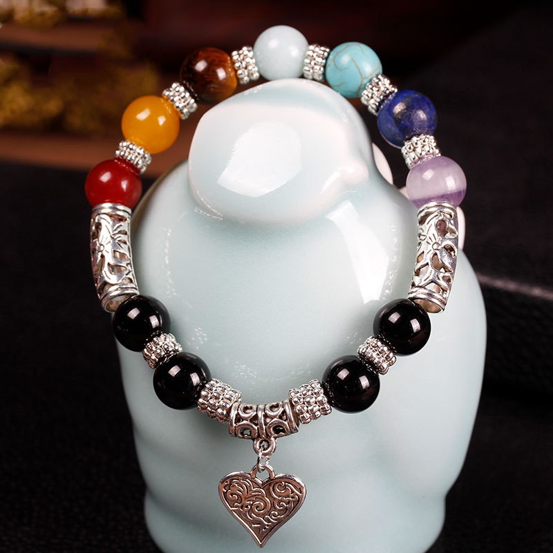 Colgante de amor de piedra de ojo de tigre - Imagen 6 de 6