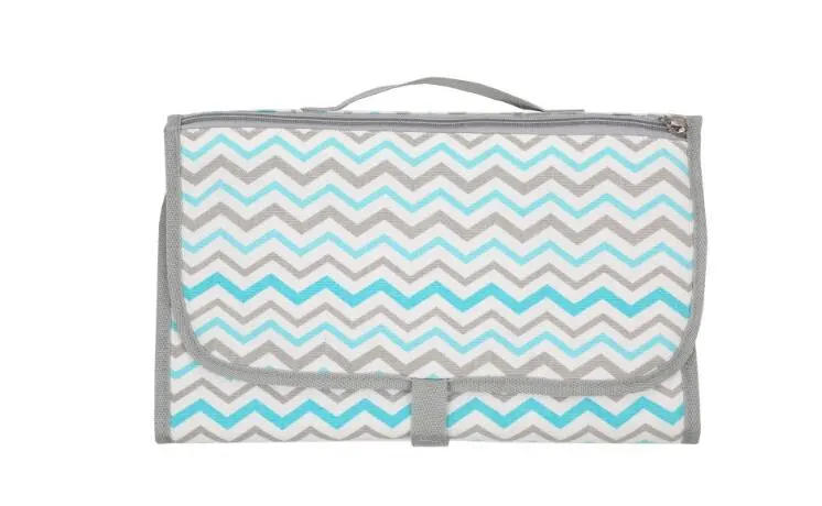 Baby Portable Foldable Washable Compact Travel Nappy Diaper Changing Mat Waterproof Baby Floor Mat Change Play Mat & Storage Bag – image 9