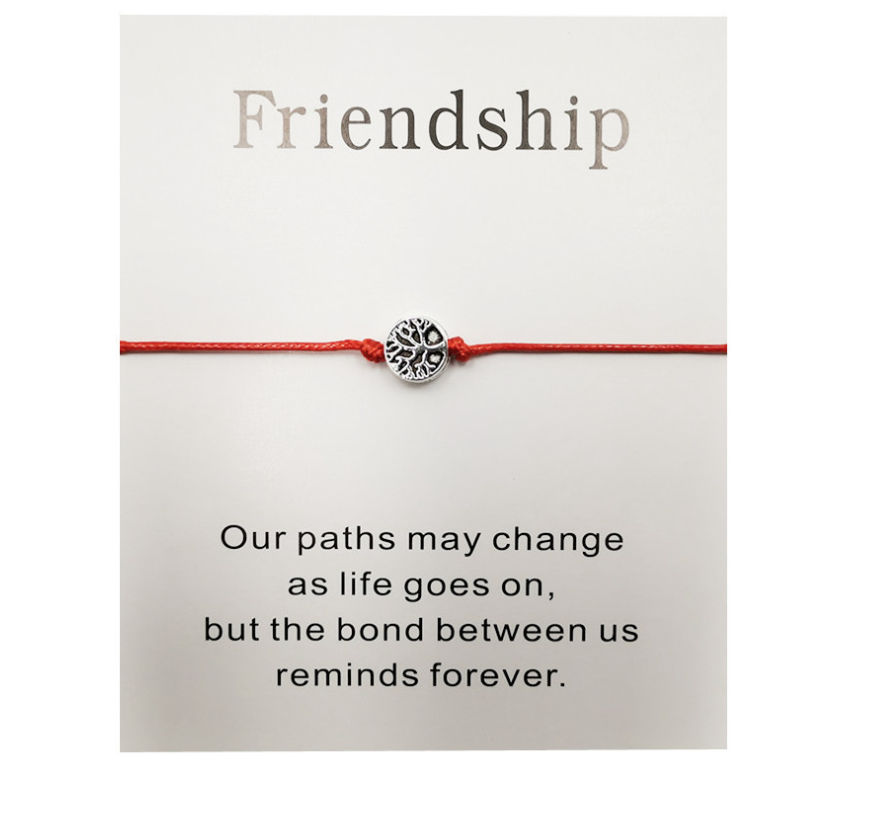 Hand-woven Red Rope Tree of Life Bracelet image 18