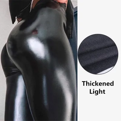 High waist leggings female super elastic - Bright Light Velvet-4Xl