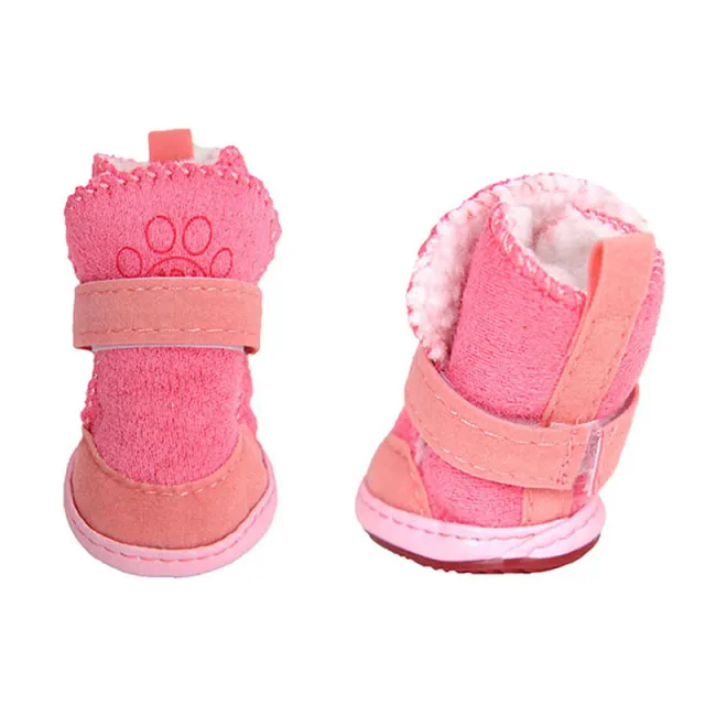 Dog snow boots teddy Pink - Shop at LoveMi