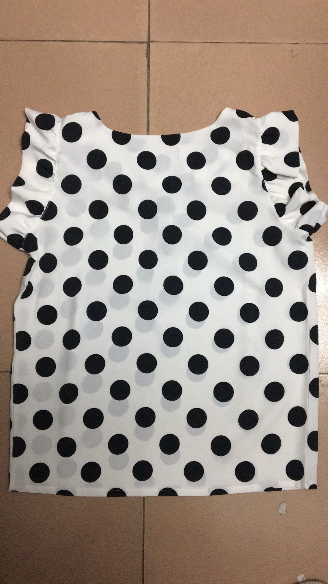 Polka dot ladies shirt