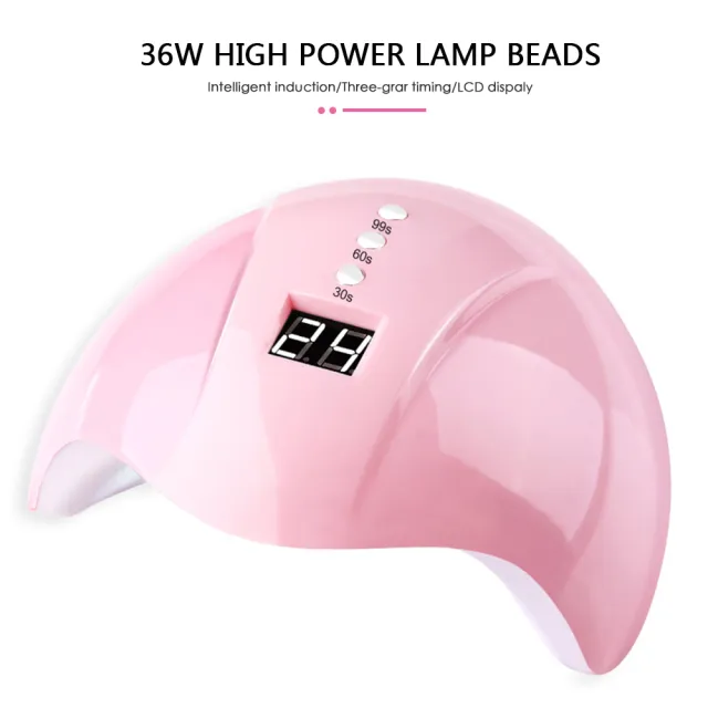 Intelligent induction nail lamp Pink - Shop at LoveMi