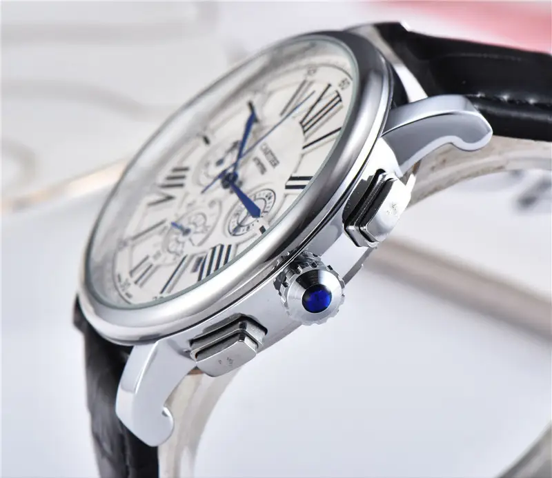 6-pin running seconds business watch