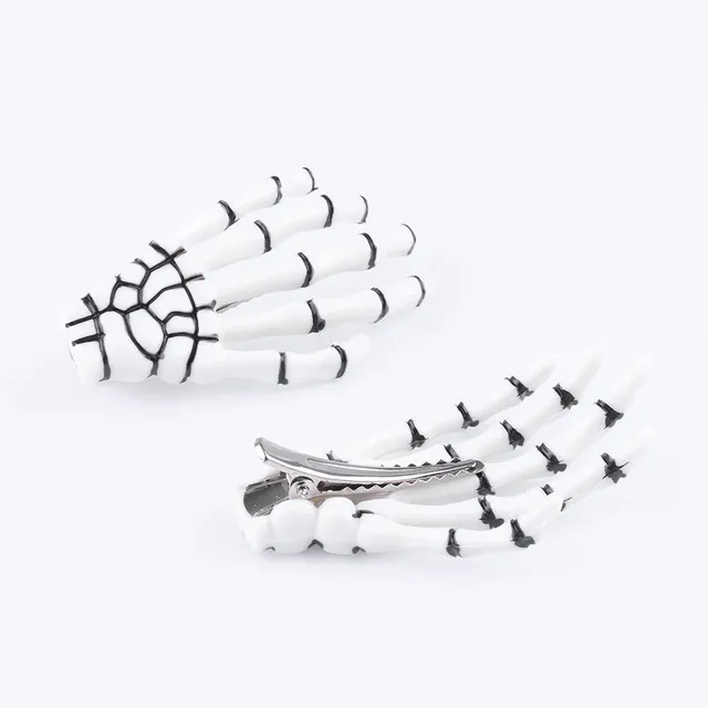 Hand bone clip White - Shop at LoveMi