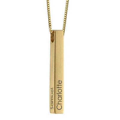 Rectangular ladies necklace