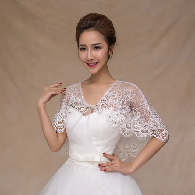 Water soluble lace shawl White - Shop at LoveMi