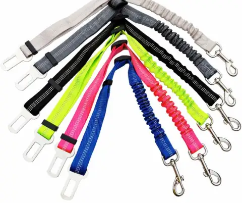 Adjustable Dog Seat Belt Dog Car Seatbelt Harness Leads