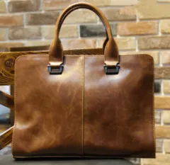 Business bag briefcase men's handbag - Coffee - View 1