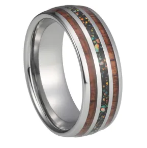 Tungsten 8MM Wedding Bands for Men and Women