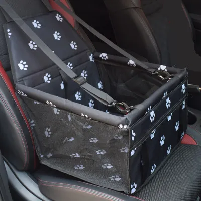 Pet Car Mat Mesh Double Layer Thickening Bag Black Footprint - Shop at LoveMi