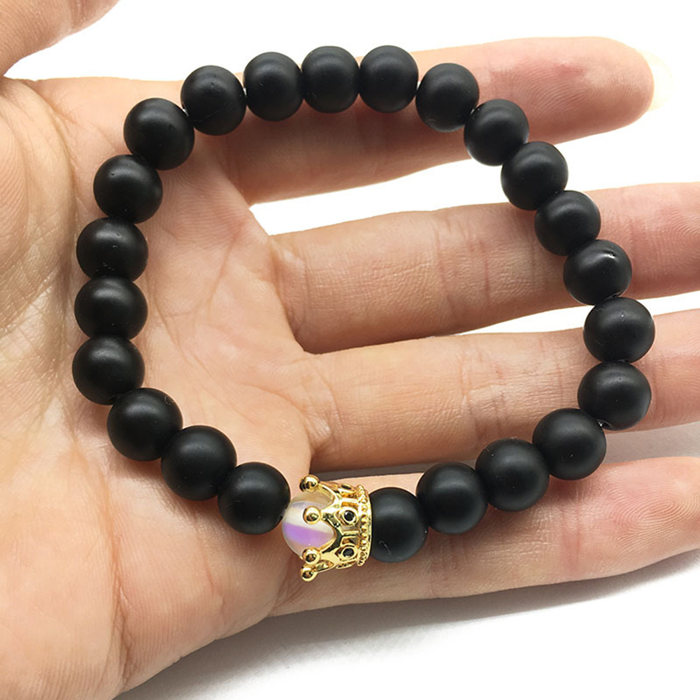 Crown couple bracelet