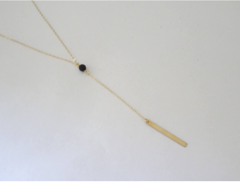 Volcanic stone beads