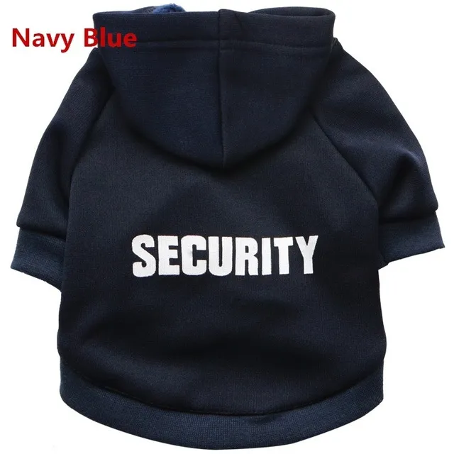 Fleece Cloth With Security Pet Sweater Dark Blue - Shop at LoveMi