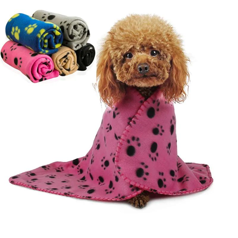 Dog Fleece Blanket Cat Litter Mat Puppy