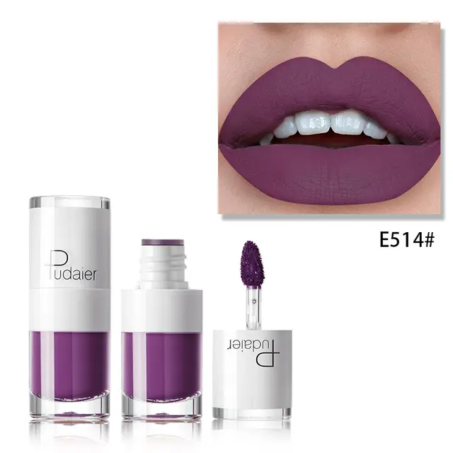 Lipstick 16 color white bottle matte lip