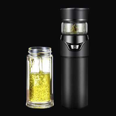 Glass Cup Black