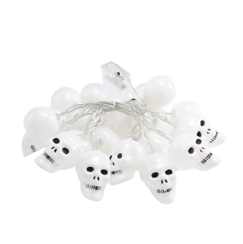 Guirlande lumineuse LED crâne squelette Halloween 4