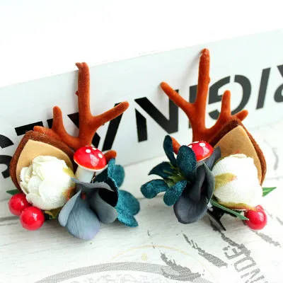 Children's Christmas hair clip - I