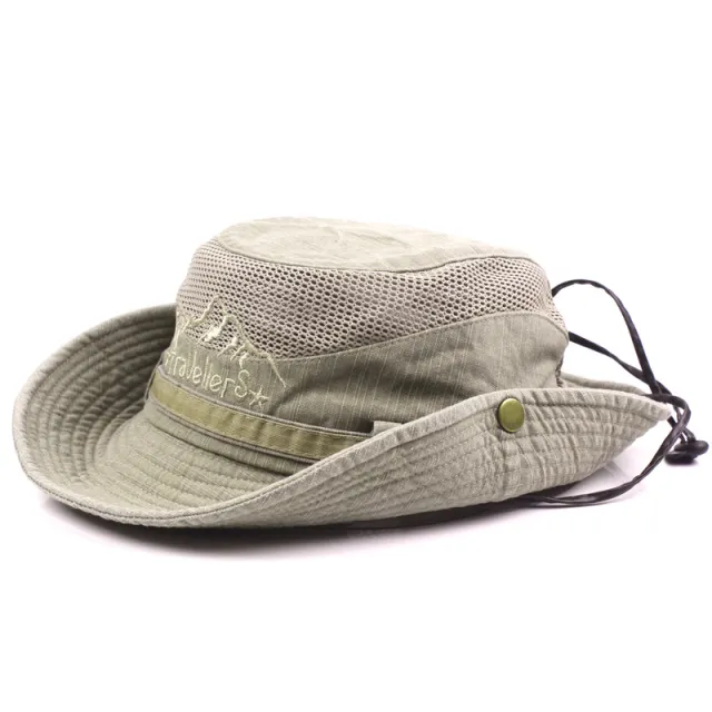 Sun hat along the sun hat Khaki - Shop at LoveMi