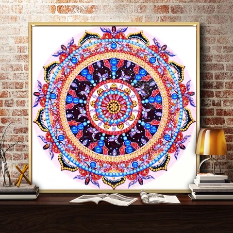 Jewel Mandala Special Shape Diamond Painting DIY