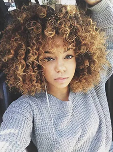 Fashionable Chemical Short Curly Hair Wig