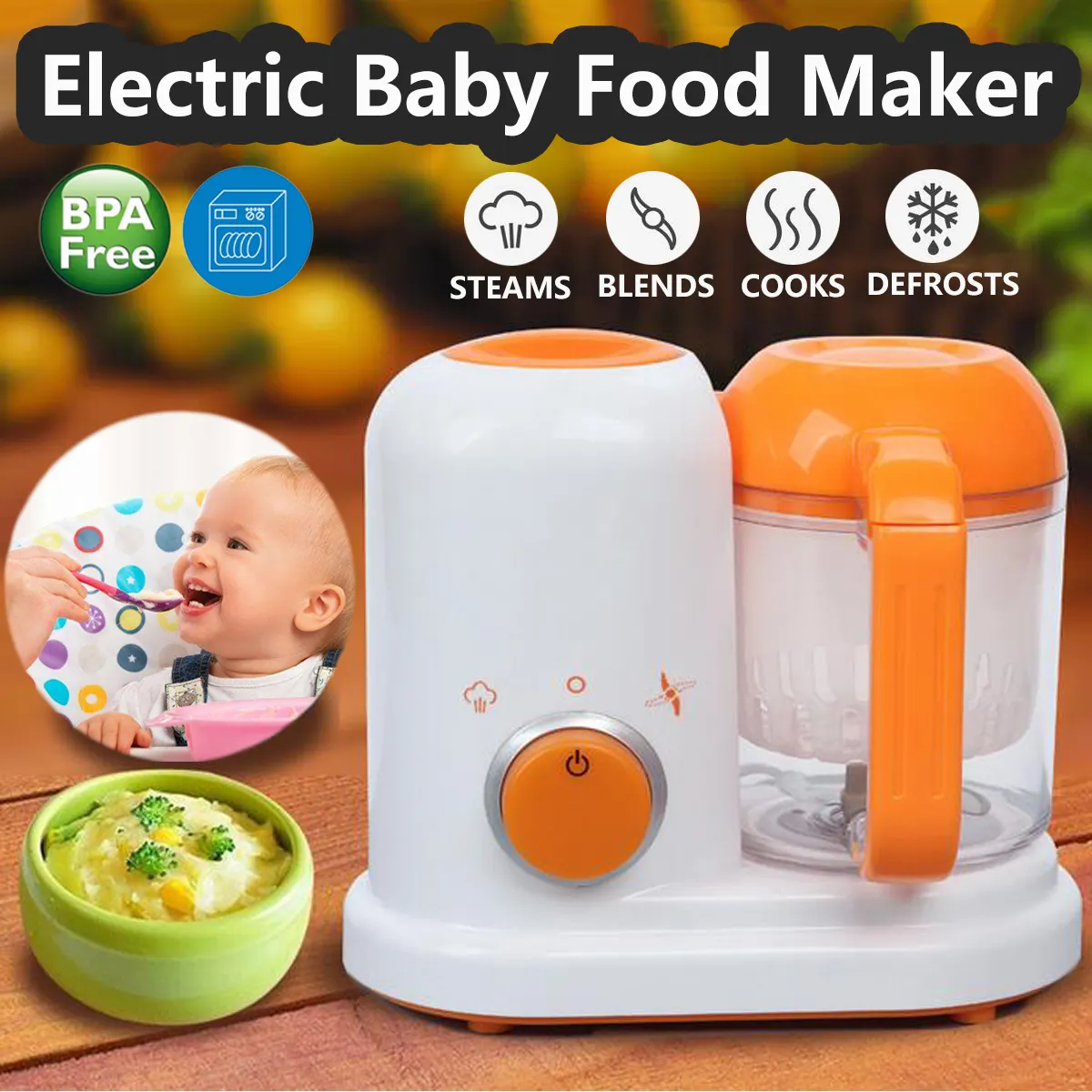Multi-function Baby Food Processor Smart Infant Milk