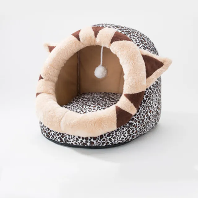 Passing animal nest semi closed pet litter Black - Shop at LoveMi