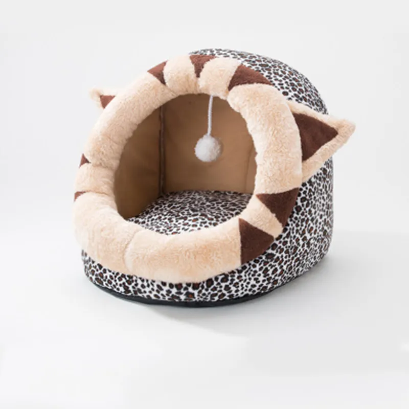 Passing animal nest semi-closed pet litter - Black