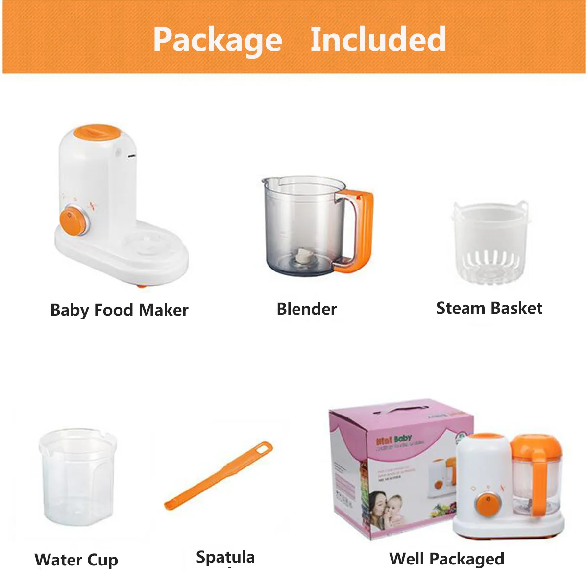 Multi-function Baby Food Processor Smart Infant Milk
