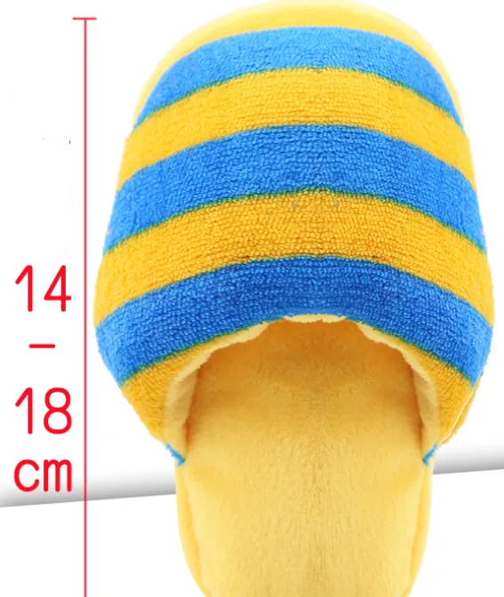Dazzle colour stripe slipper - Yellow